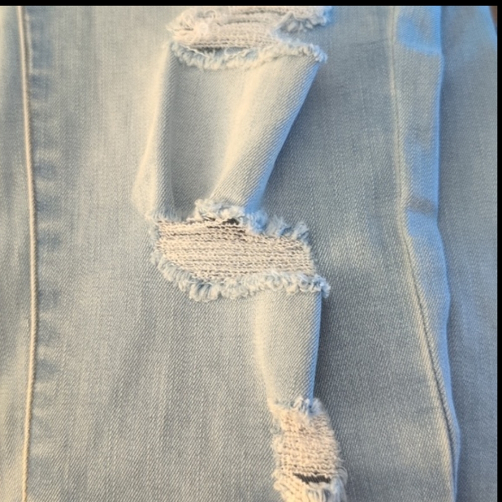 Enjean Destructed High Rise Ankle Skinny Jeans - Picture 9 of 9
